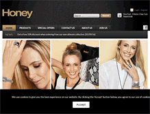 Tablet Screenshot of honey-accessories.com